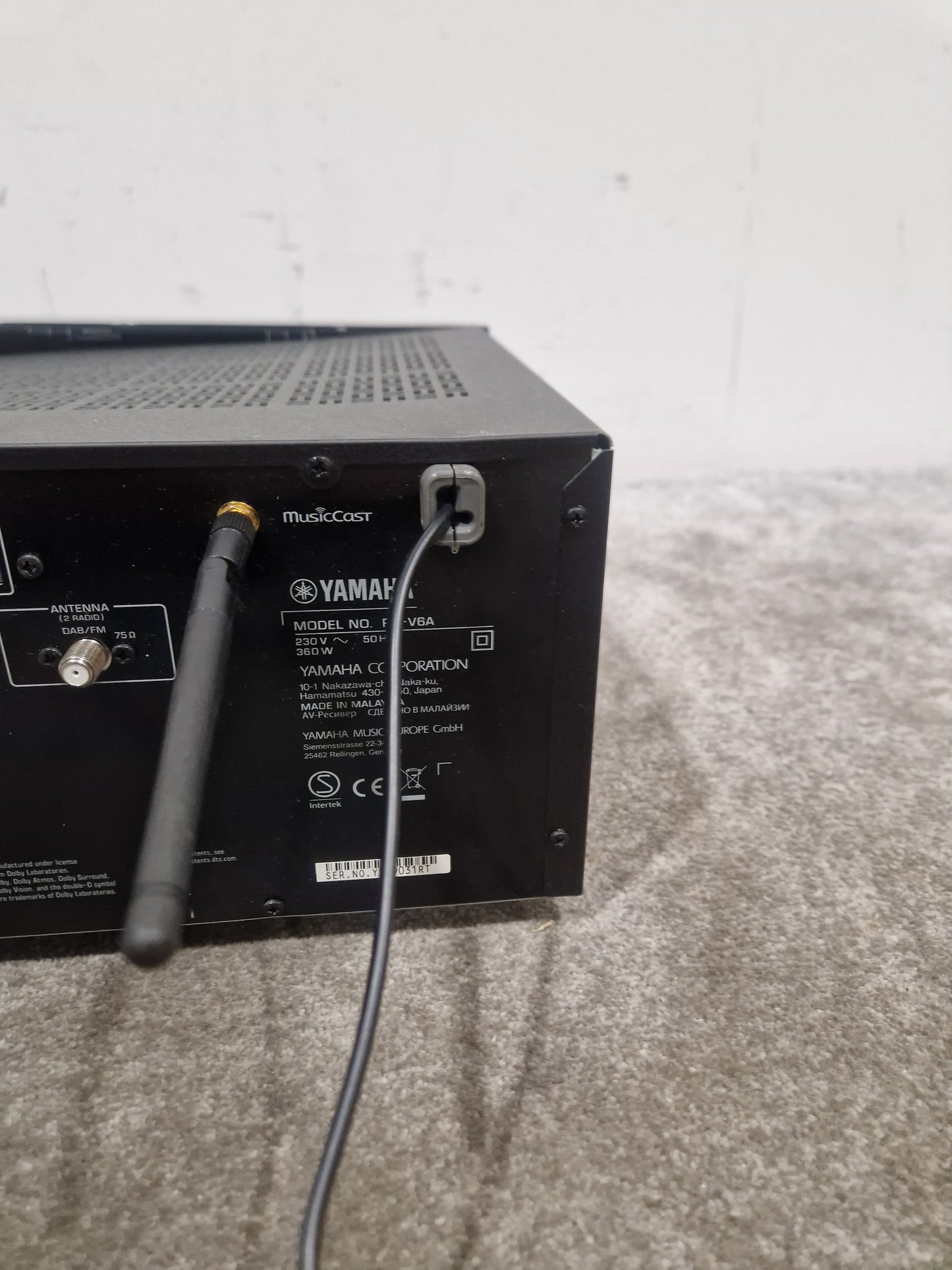 Yamaha RX-V6A - AV Receiver - Black – AV Receiver - Spares or Repair