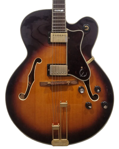 Epiphone Broadway - Semi-Hollow Electric Guitar - Sunburst - Good/Refurbished w/ Hard Case