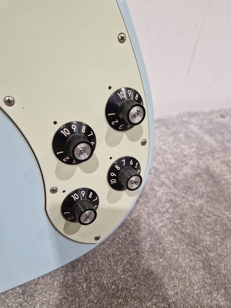 Fender Vintera Telecaster Custom - Electric Guitar - Sonic Blue - Made In Mexico S/N MX19051283  - Excellent w/ Soft Case - Refurbished - Image 3