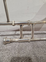 Boosey & Hawkes Regent Silver Trombone - Fair w/ Hard Case - Image 9