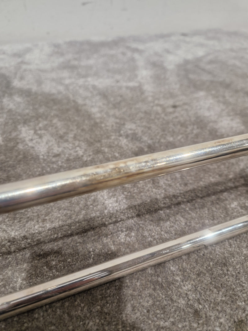 Boosey & Hawkes Regent Silver Trombone - Fair w/ Hard Case - Image 11