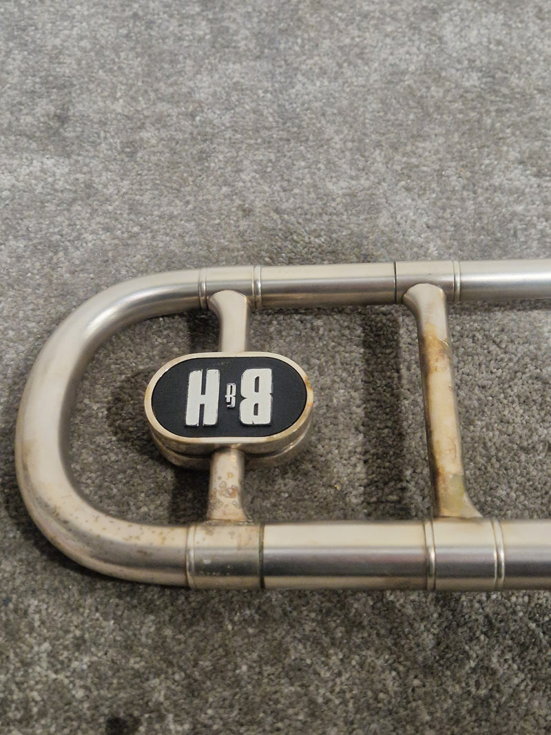 Boosey & Hawkes Regent Silver Trombone - Fair w/ Hard Case - Image 17