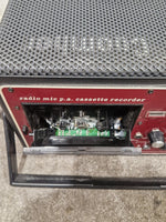 Coomber 2060-2/RW - Radio Mic P.A. Cassette Recorder - Red - Excellent - Image 9