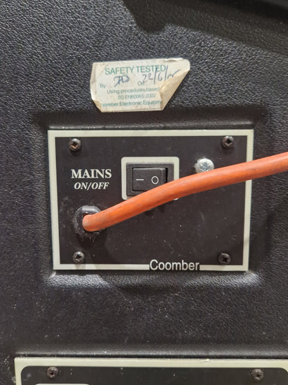 Coomber 2060-2/RW - Radio Mic P.A. Cassette Recorder - Red - Excellent