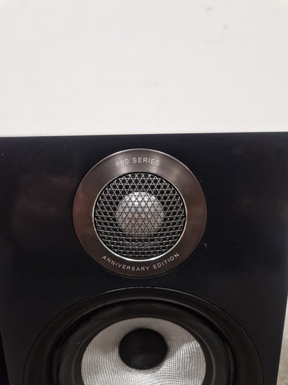 Bowers & Wilkins 607 S2 Anniversary Edition - Bookshelf Speakers - Pair - Black - Good