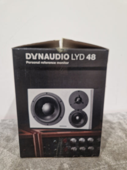 Dynaudio LYD 48 - Studio Monitors - Black – Studio Monitor - Like New w/ Original Box, Manuals & Cables