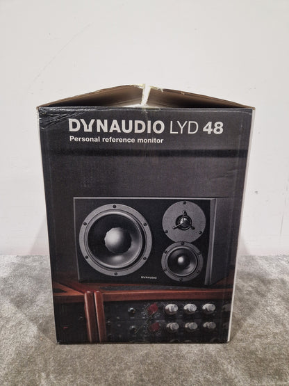 Dynaudio LYD 48 - Studio Monitors - Black – Studio Monitor - Like New w/ Original Box, Manuals & Cables