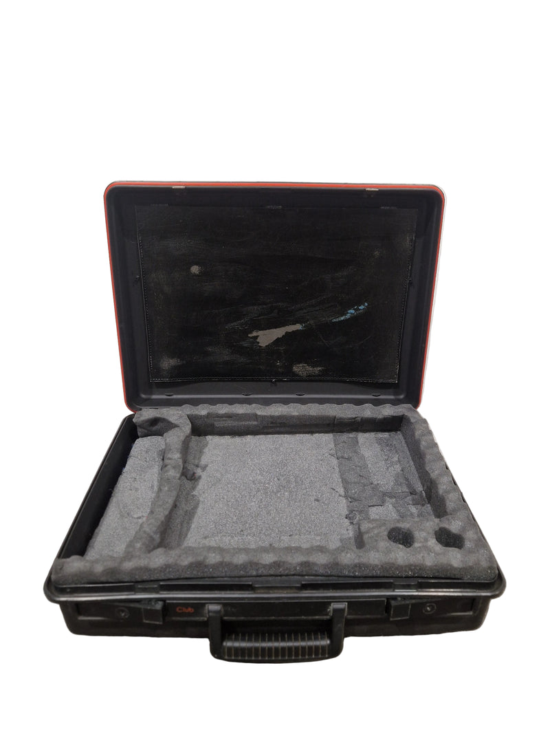 Delsey Club Suitcase - Black/Red 48cmx35cmx12cm – Suitcase - Good - Image 1