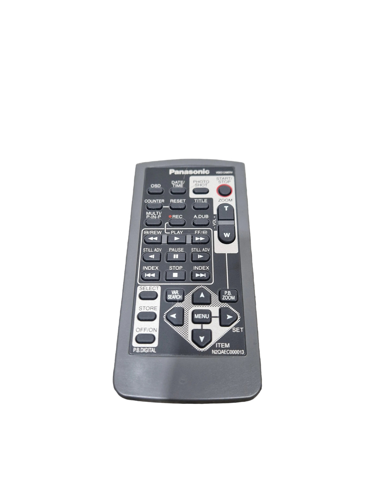Genuine Panasonic N2QAEC000024 Video Camera Remote Control – Remote Control - Like New w/ Strap