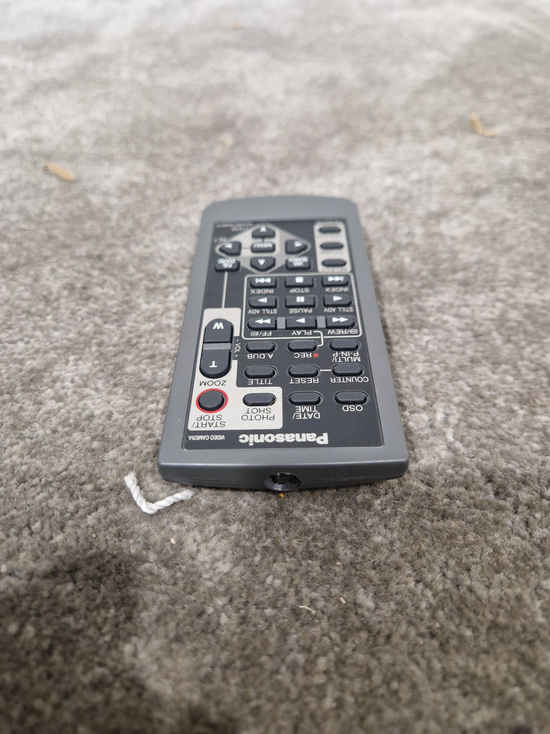 Genuine Panasonic N2QAEC000024 Video Camera Remote Control – Remote Control - Like New w/ Strap - Image 7