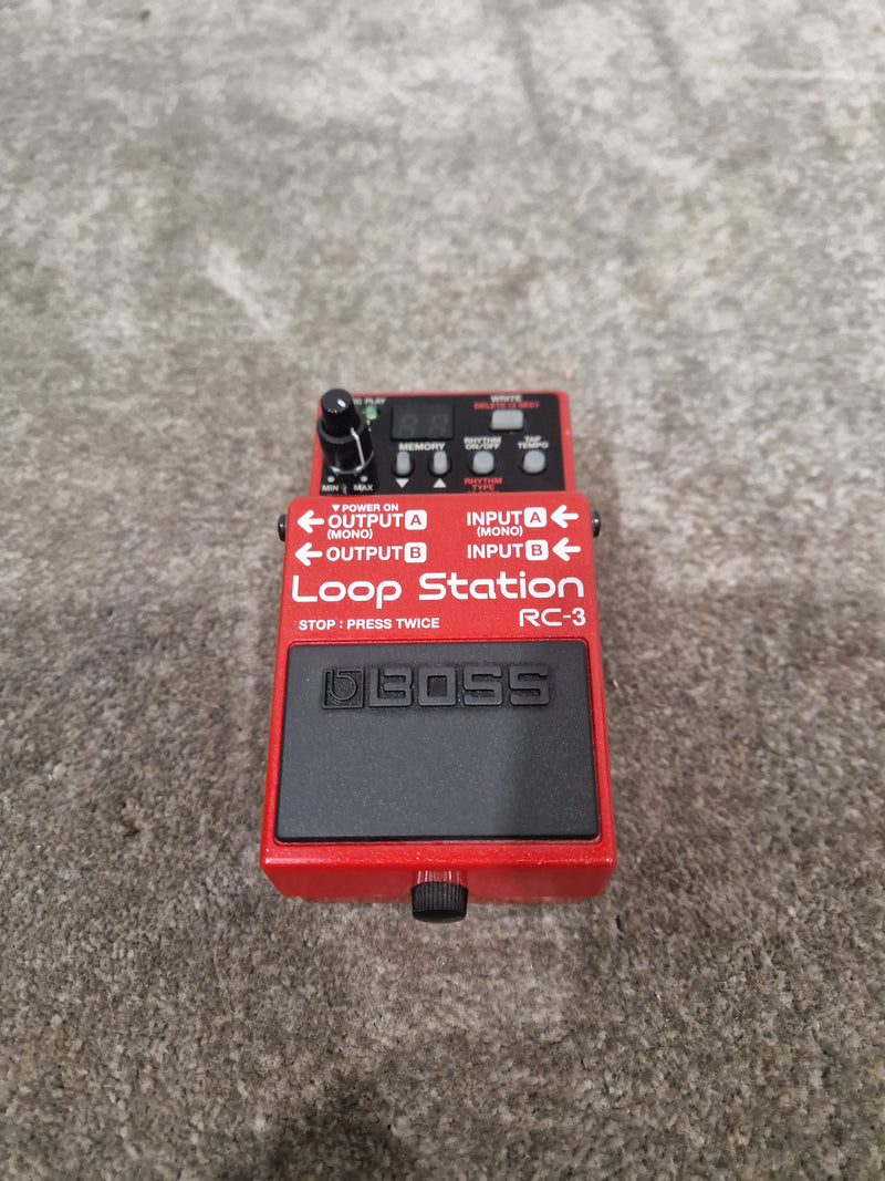 Boss RC-3 Loop Station - Effects Pedal - Red - Excellent w/ Original Box & Manuals - Image 4