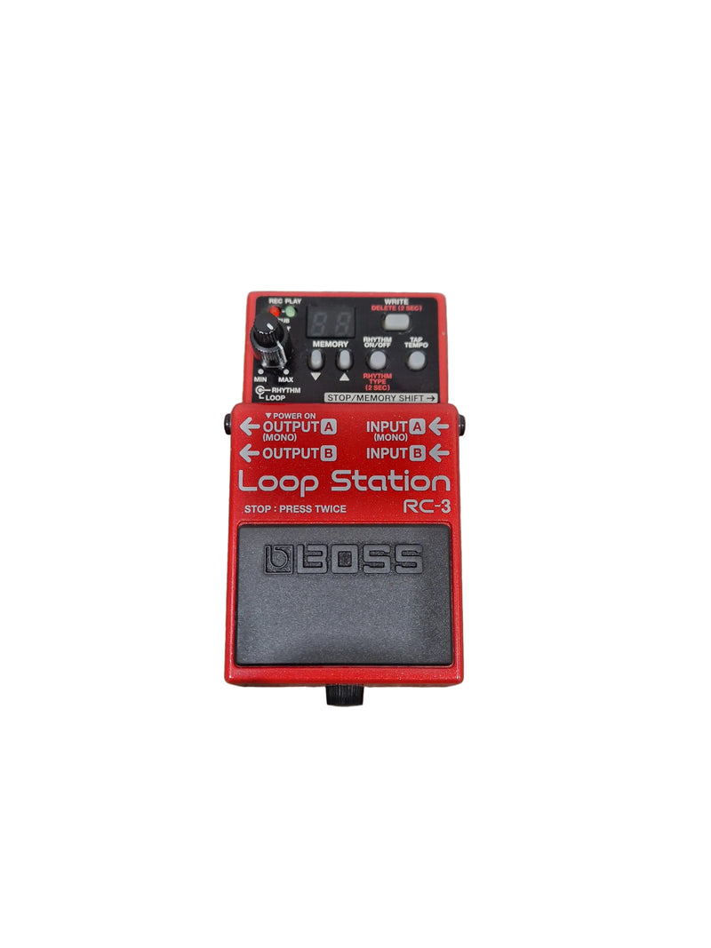 Boss RC-3 Loop Station - Effects Pedal - Red - Excellent w/ Original Box & Manuals - Image 1