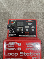 Boss RC-3 Loop Station - Effects Pedal - Red - Excellent w/ Original Box & Manuals - Image 5