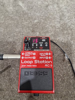 Boss RC-3 Loop Station - Effects Pedal - Red - Excellent w/ Original Box & Manuals - Image 10