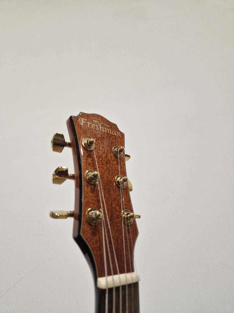 Freshman FA1FTSBPRE - Acoustic Guitar - 20th Anniversary Series Sunburst - Excellent w/ Hard Case - Image 4