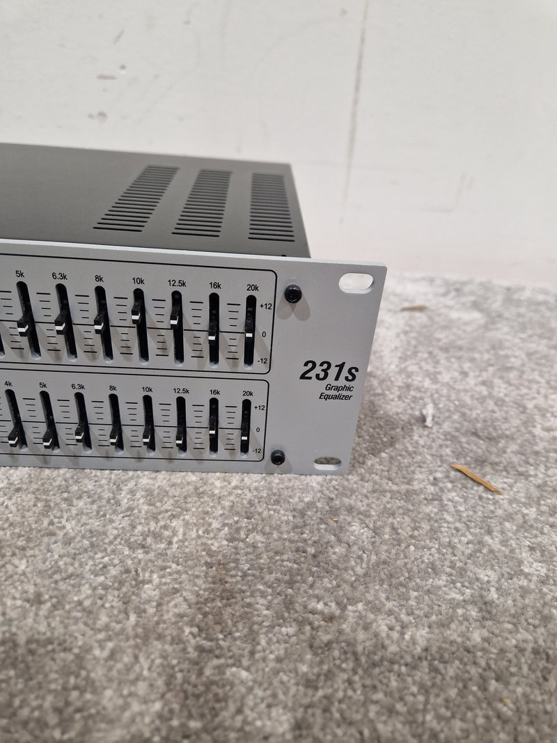 dbx 231S - Dual Channel Graphic Equalizer - Silver - Excellent w/ Original Box & Manuals - Image 10