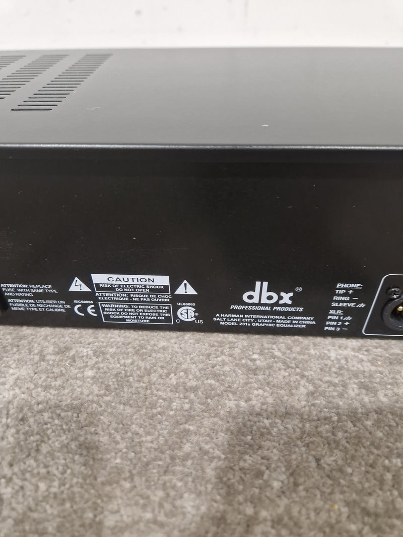dbx 231S - Dual Channel Graphic Equalizer - Silver - Excellent w/ Original Box & Manuals - Image 3