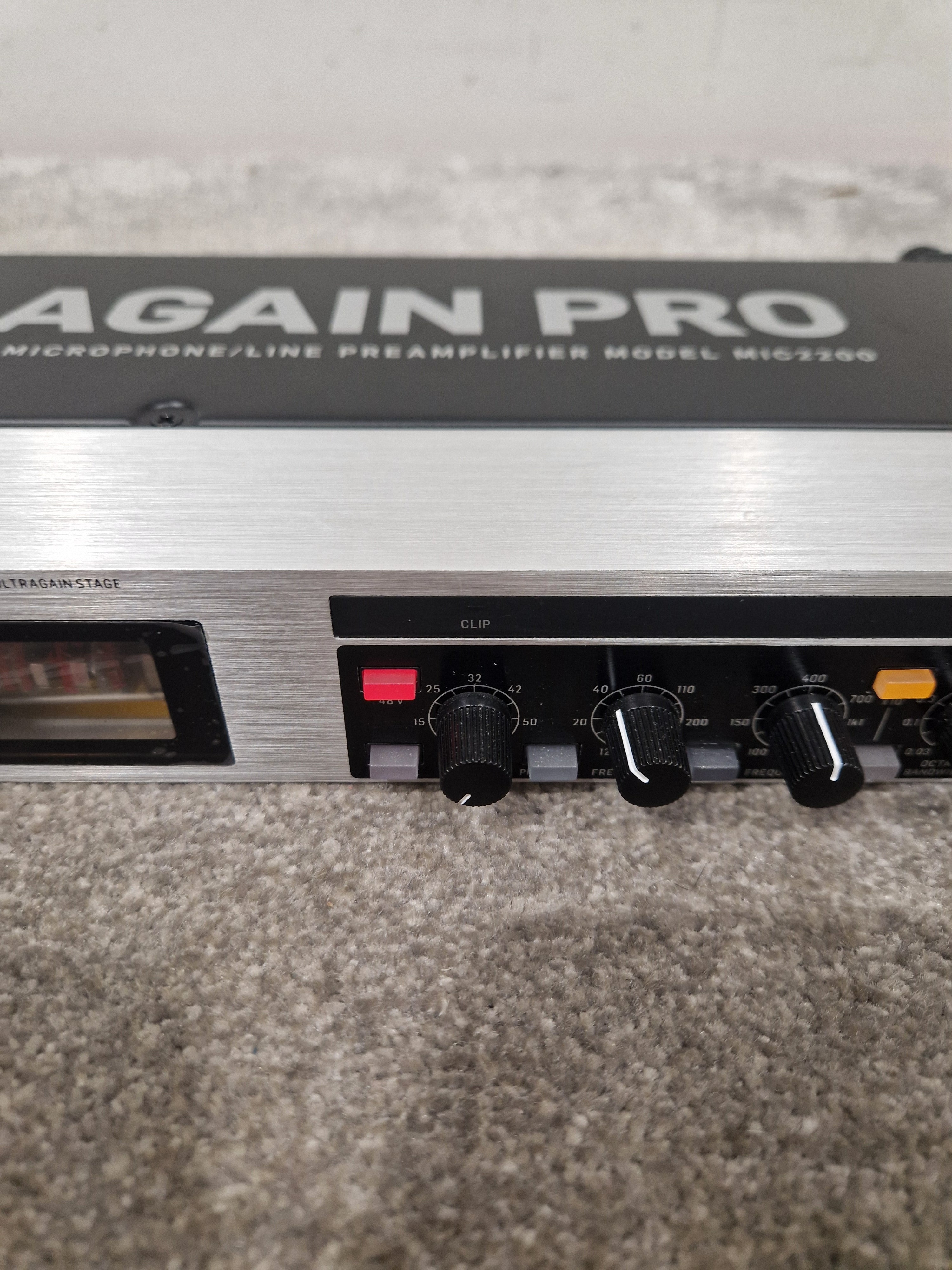 Behringer Ultragain Pro MIC2200 - Microphone Preamp - Excellent w
