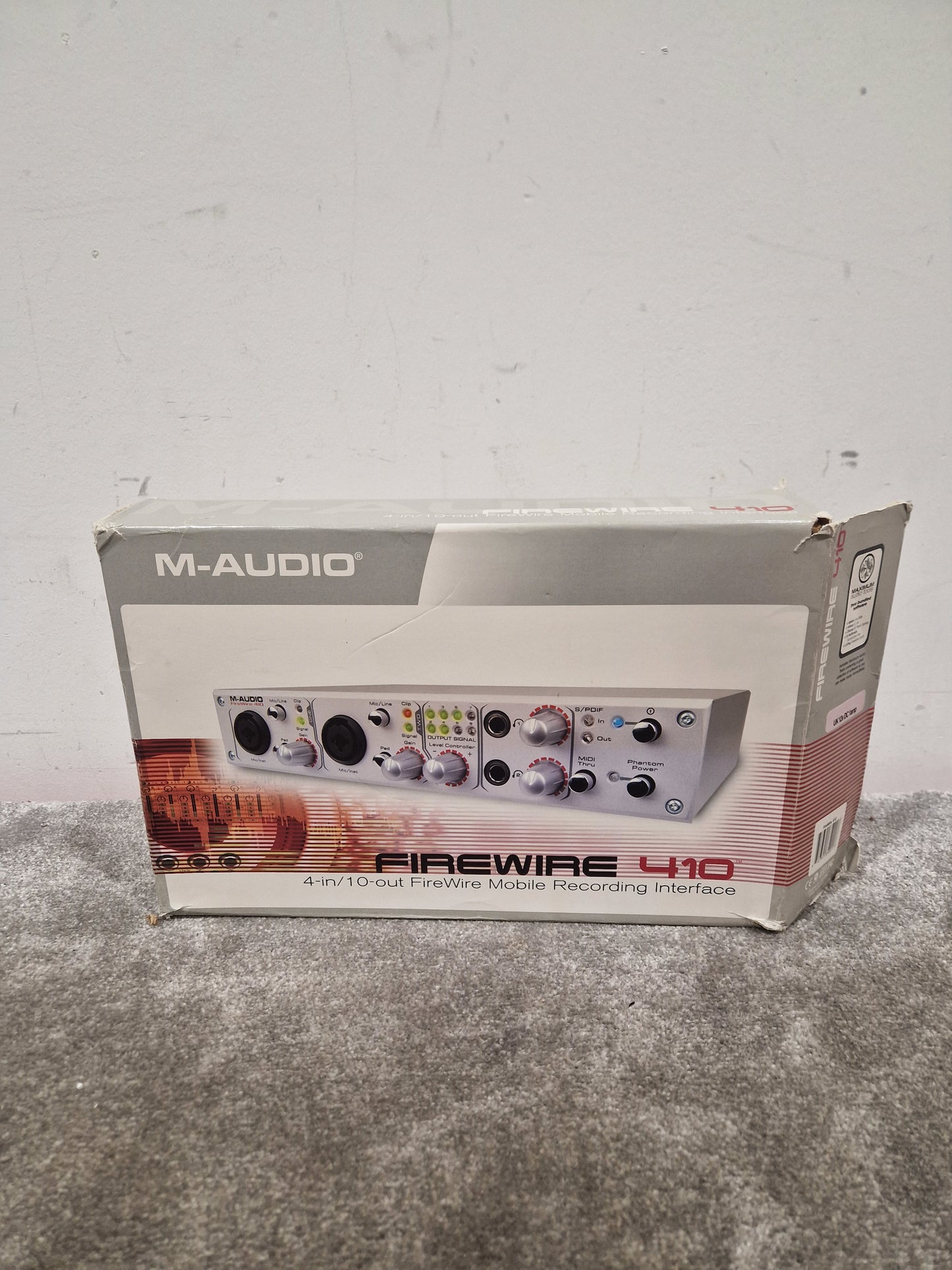 M-Audio FireWire 410 - Audio Interface - 4-in/10-out - Excellent w/ Power Supply & Original Box