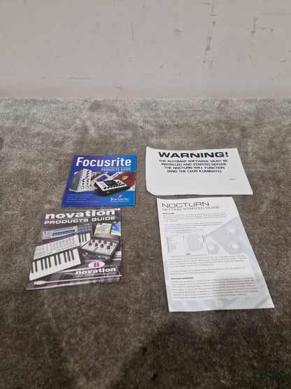 Novation Nocturn - Intelligent Plug-in Controller - Like New w/ Manuals & Original Box