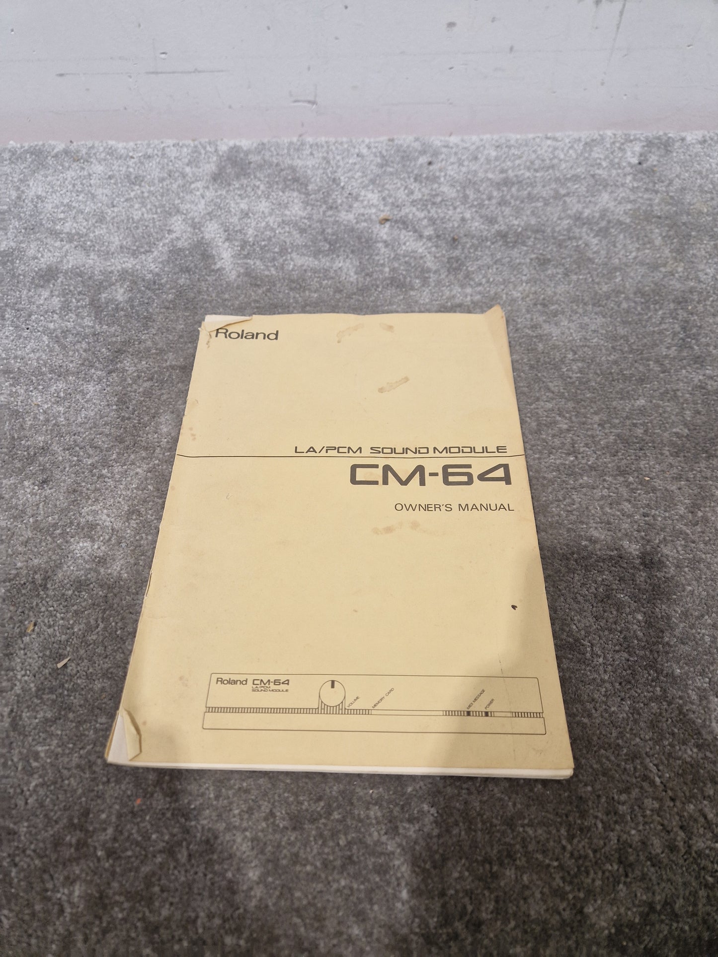 Roland CM-64 - Sound Module - Good w/ Manuals & Power Supply