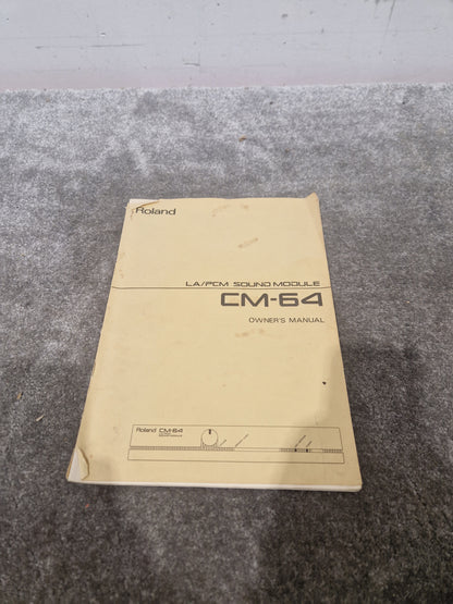 Roland CM-64 - Sound Module - Good w/ Manuals & Power Supply