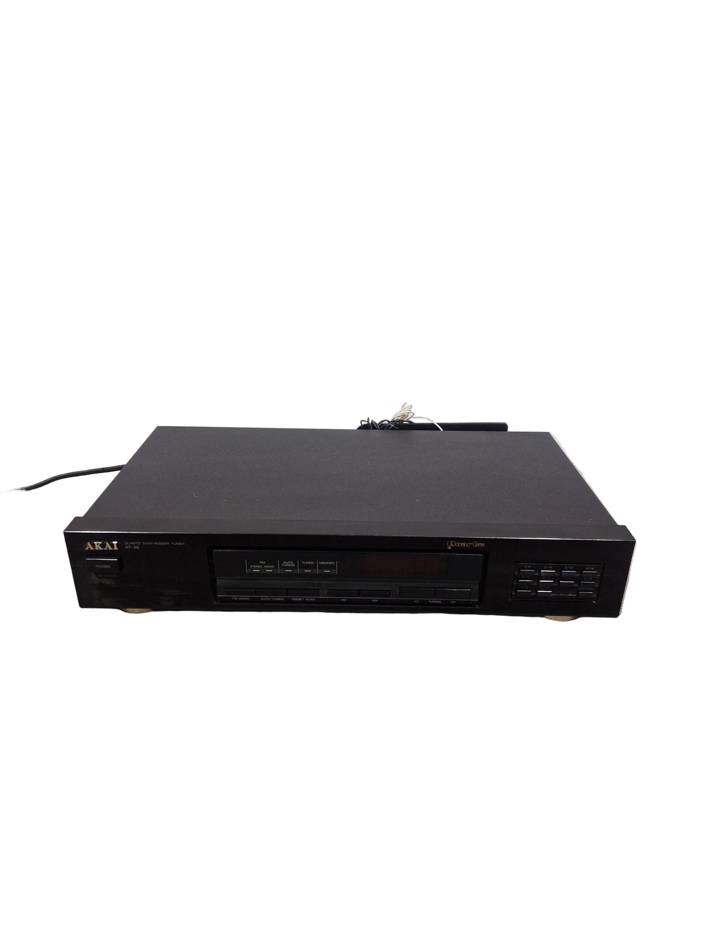 Akai AT-30 - Digital Synthesizer Tuner - Black - Excellent