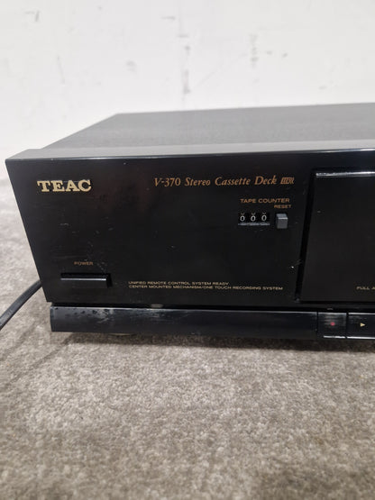 Teac V-370 - Stereo Cassette Deck - Black - Excellent