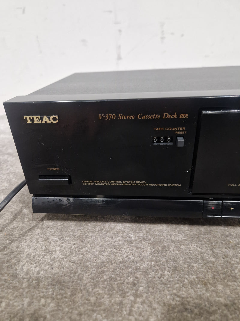 Teac V-370 - Stereo Cassette Deck - Black - Excellent - Image 4