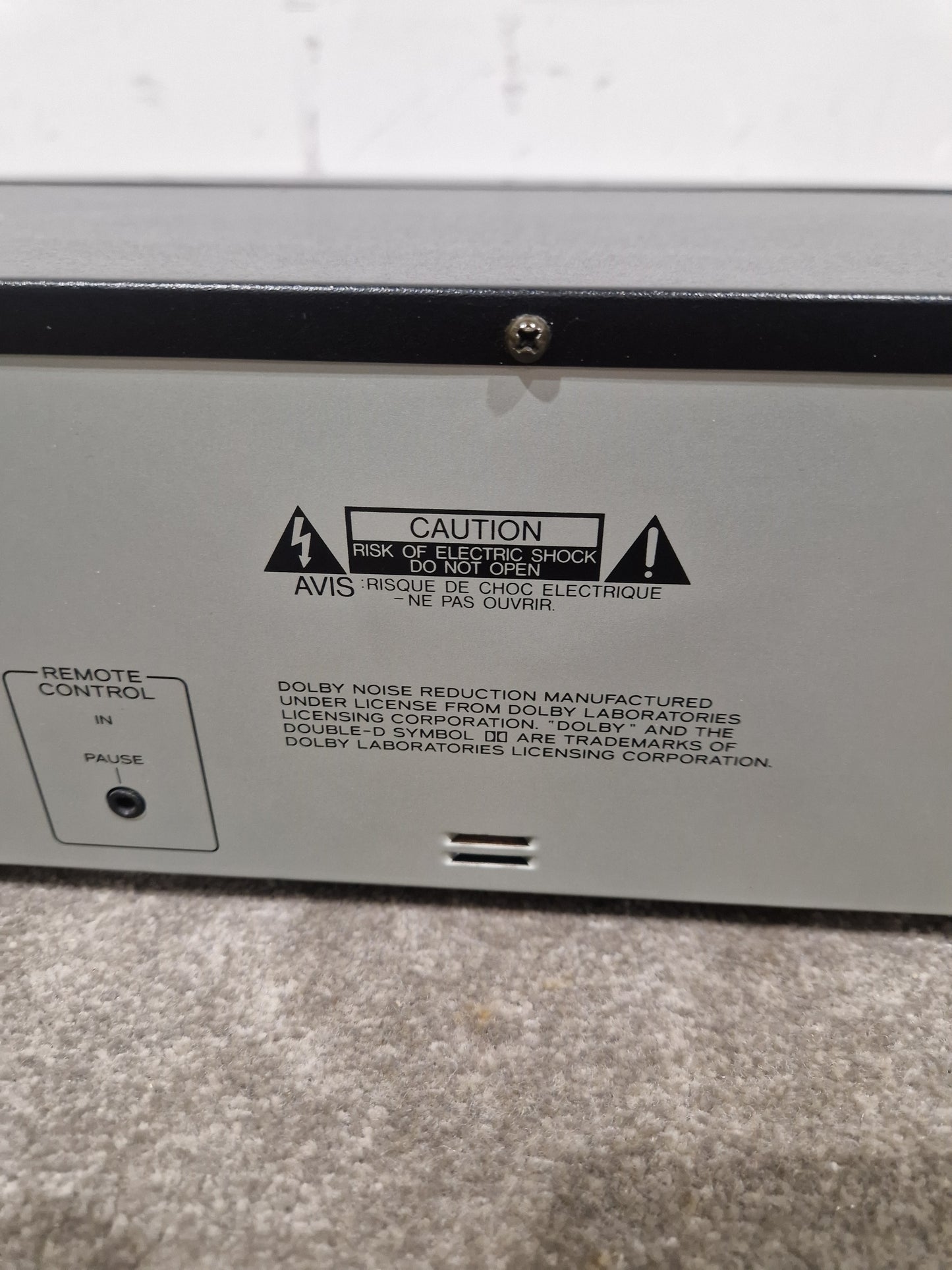 Teac V-370 - Stereo Cassette Deck - Black - Excellent