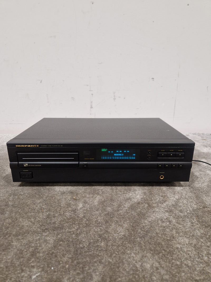 Marantz CD42 - Black - CD Player - Classic Design - Good w/ Power Cable - Image 3