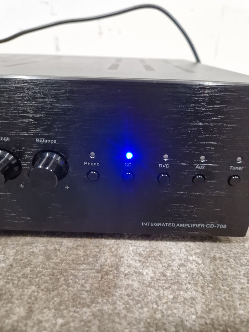 Auna CD-708 - Integrated Amplifier - Black – Integrated Amplifier - Spares or Repair - Image 3