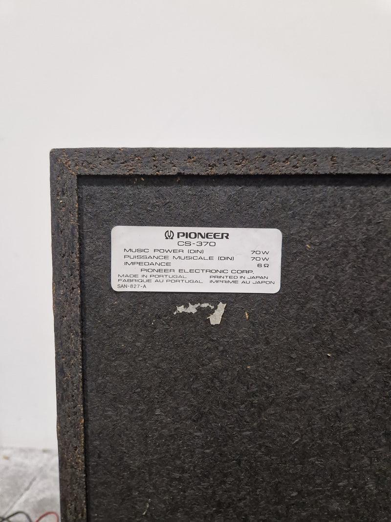 Pioneer CS-370 Passive HiFi Speakers Black Pair – Speaker - Good - Image 4