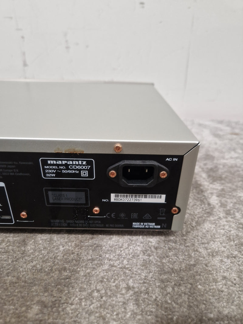 Marantz CD6007 - CD Player - Silver – CD Player - Excellent w/ Original Box & remote - Image 6