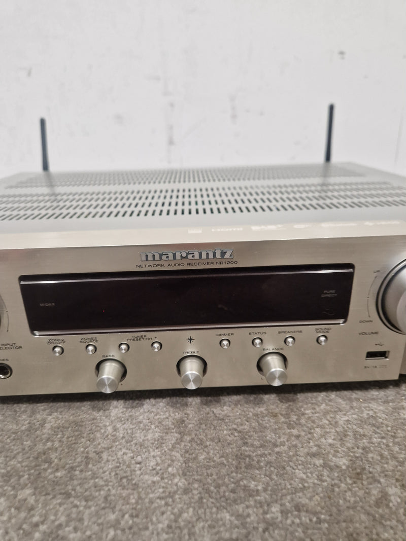 Marantz NR1200 - Network Stereo Receiver - Silver – Network Stereo Receiver - Excellent w/ Original Box & Remote - Image 2