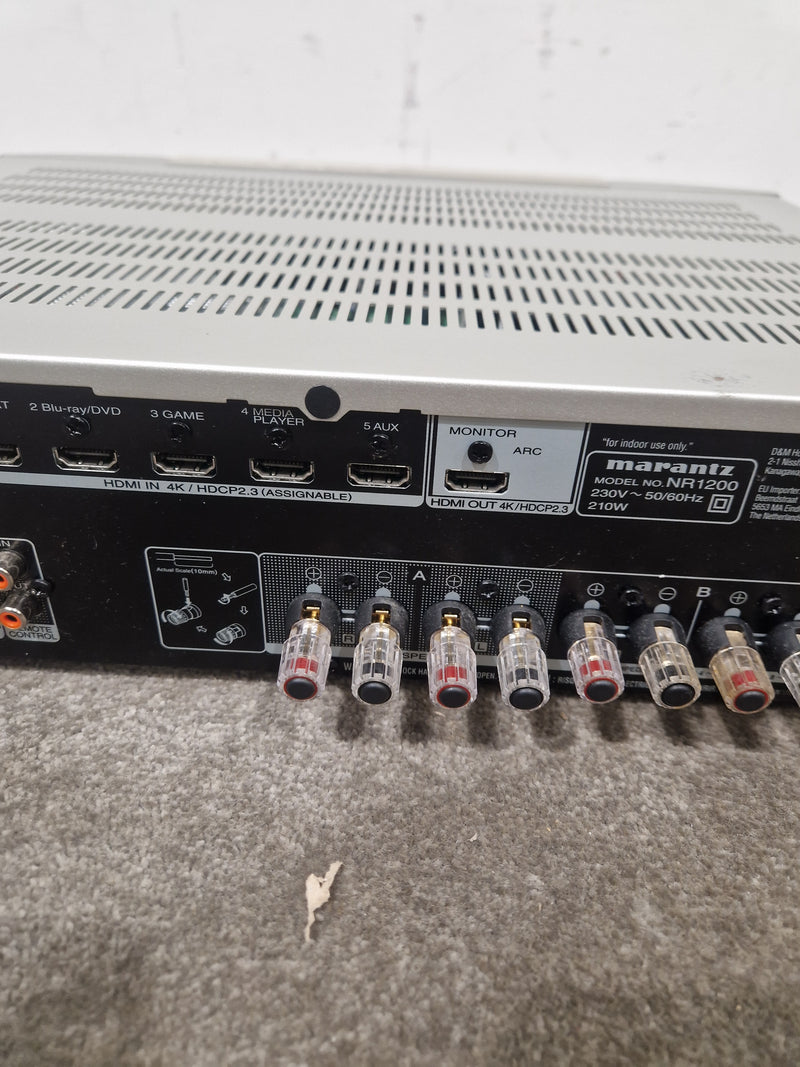 Marantz NR1200 - Network Stereo Receiver - Silver – Network Stereo Receiver - Excellent w/ Original Box & Remote - Image 7