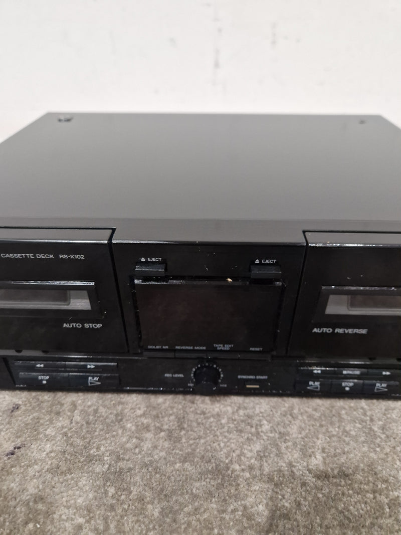 Technics RS-X102 - Stereo Double Cassette Deck - Good - Image 2