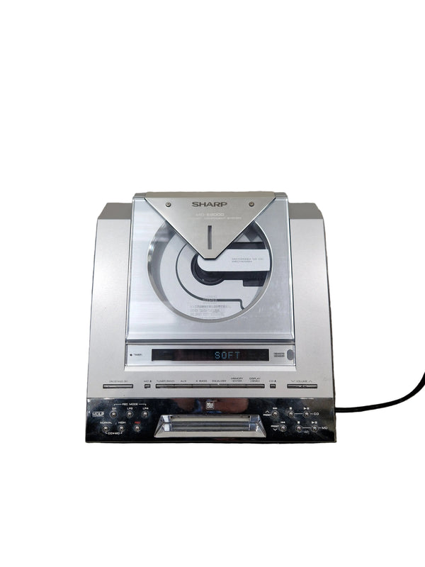 Sharp MD-E9000 Compact Component MiniDisc/CD System - Silver - Main Unit Only – MiniDisc System - Spares or Repair