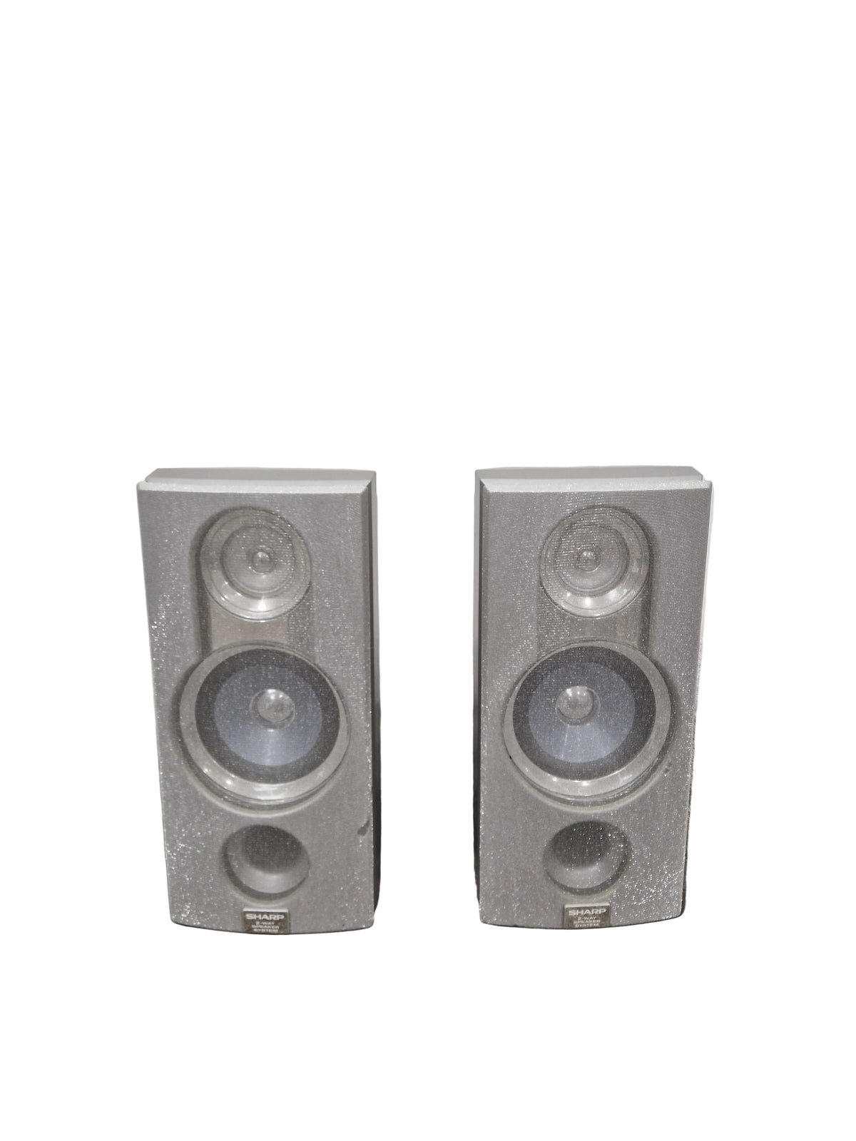 Sharp CP-E9000 Speakers - Silver - No Main Unit – Speaker - Excellent