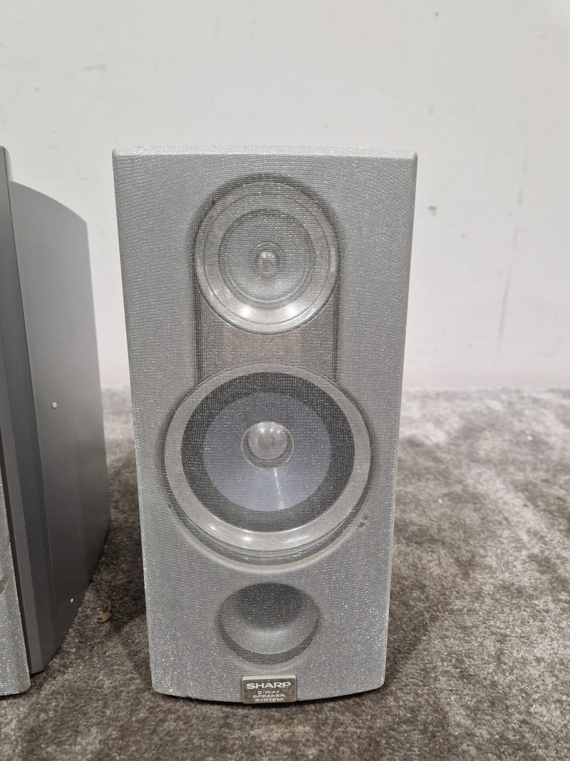Sharp CP-E9000 Speakers - Silver - No Main Unit – Speaker - Excellent - Image 6