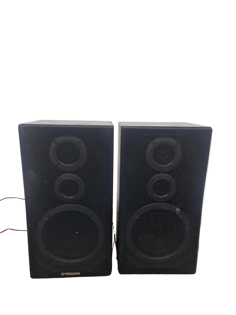 Pioneer S-Z74 3-Way Hi-Fi Speakers - Pair - Black – Speaker - Good - Image 1