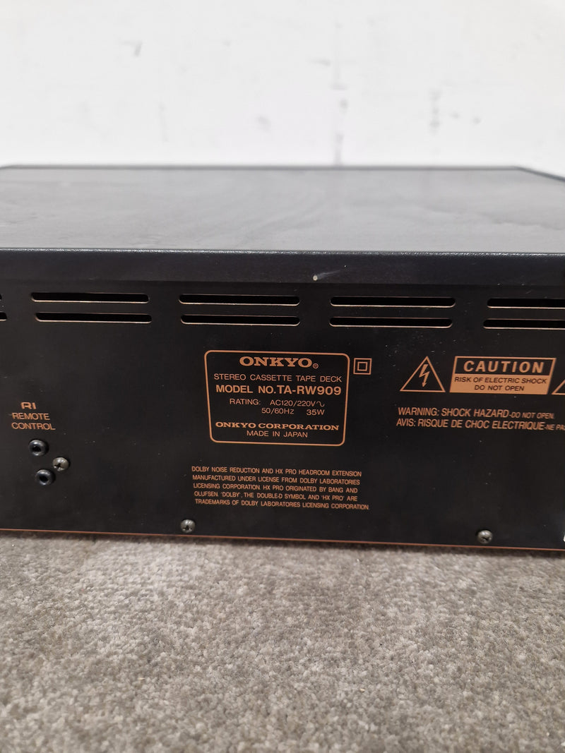 Tascam TA-RW-909 - Cassette Player - Black – Cassette Player - Excellent w/ Original Box - Image 14