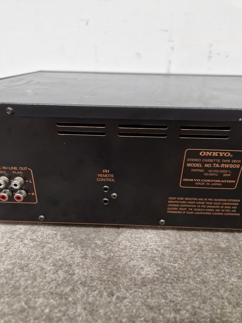 Tascam TA-RW-909 - Cassette Player - Black – Cassette Player - Excellent w/ Original Box - Image 8