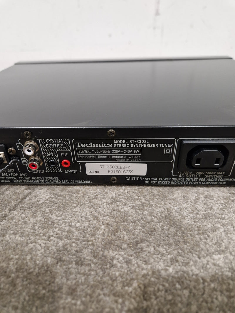 Technics ST-X302L - Stereo Synthesizer Tuner - Good - Image 6
