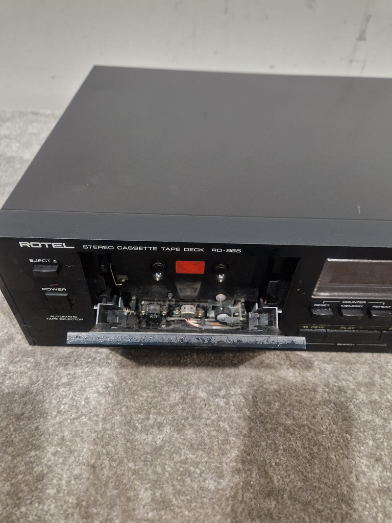 Rotel RD-865 - Stereo Cassette Tape Deck - Spares or Repair - Image 5
