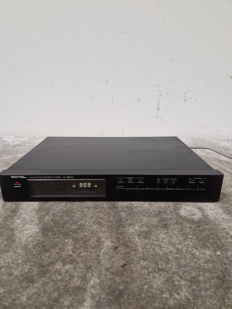 Rotel RT-850AL - LW/MW/FM Stereo Tuner - Black - Good - Image 3
