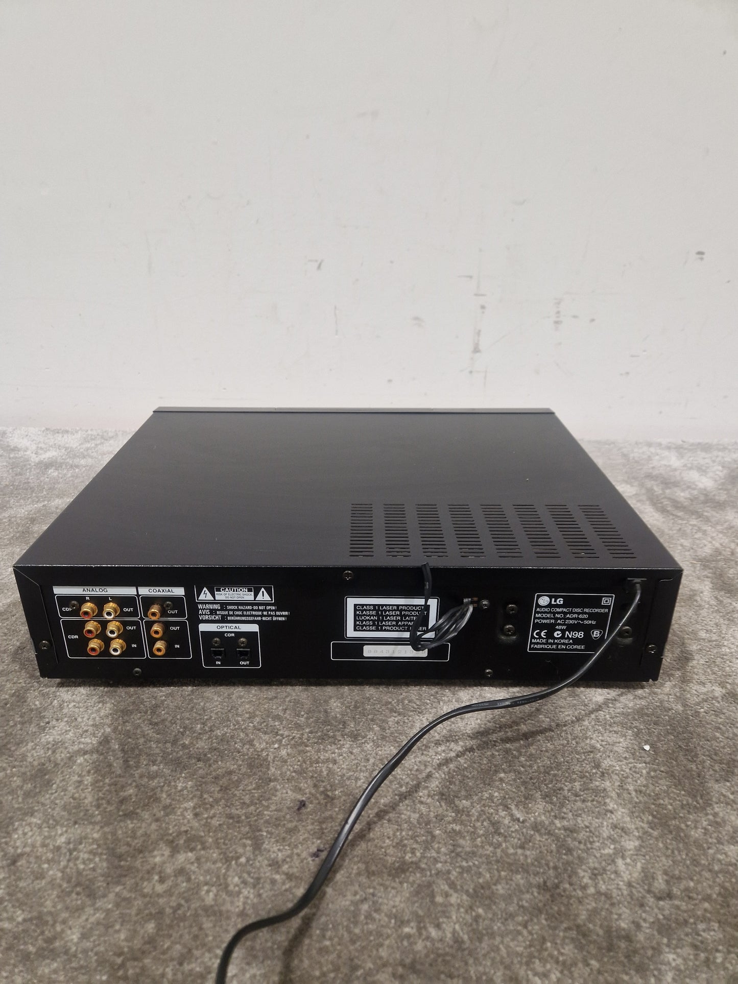 LG ADR-620 - CD Player - Black – CD player - Fair