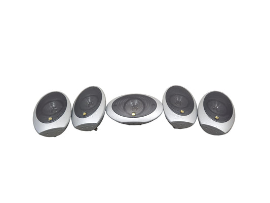 KEF 5.1 Channel Speakers - Silver – Speaker System - Good