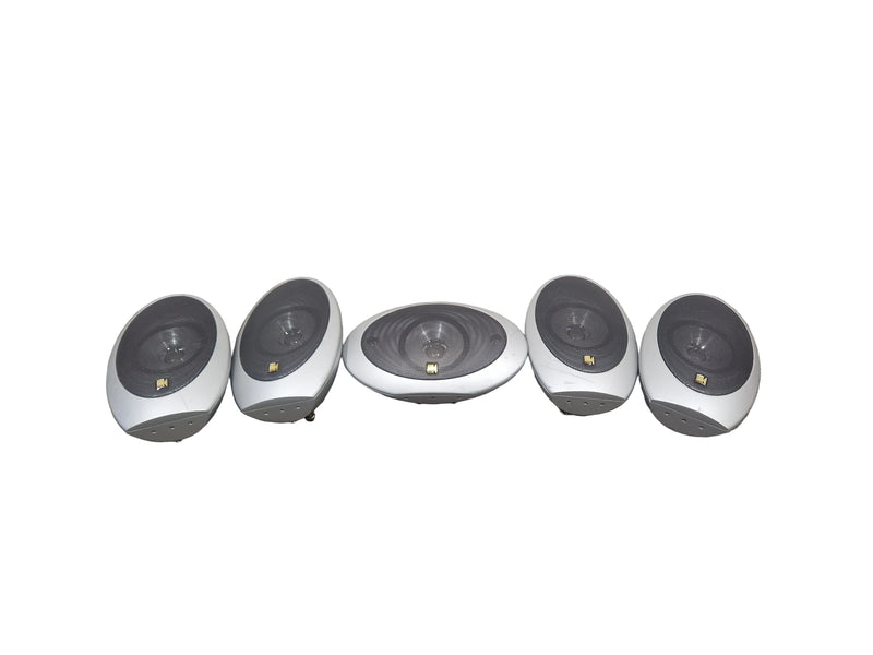 KEF 5.1 Channel Speakers - Silver – Speaker System - Good - Image 1