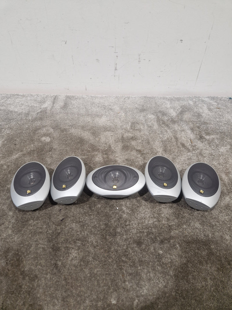 KEF 5.1 Channel Speakers - Silver – Speaker System - Good - Image 2
